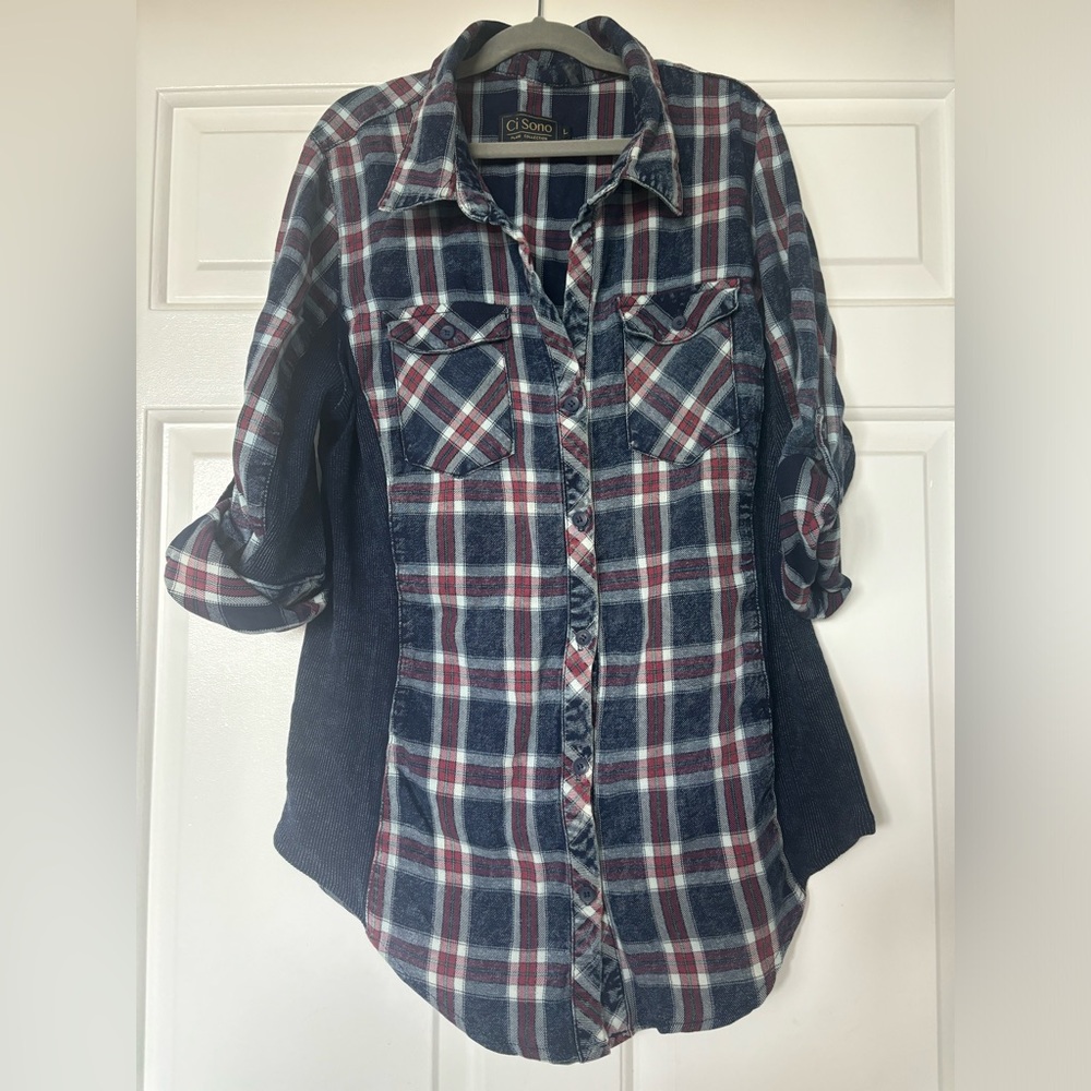 Pattern button down shirt - Picture 1 of 4